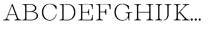 Auralic Extra Light High Semi Condensed Font UPPERCASE