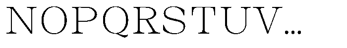 Auralic Extra Light High Semi Condensed Font UPPERCASE