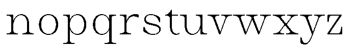 Auralic Extra Light High Semi Condensed Font LOWERCASE