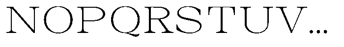 Auralic Extra Light High Font UPPERCASE