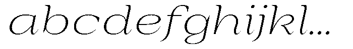 Auralic Extra Light Sem Exp Italic FONT