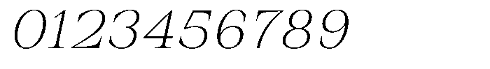 Auralic Extra Light Semi Condensed Italic Font OTHER CHARS