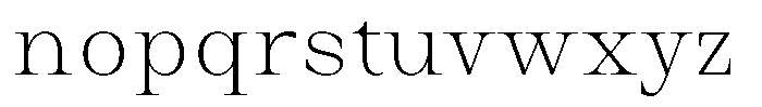 Auralic Extra Light Semi Condensed Font LOWERCASE