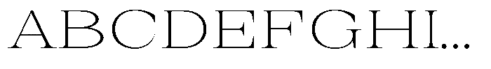 Auralic Extra Light Semi Font UPPERCASE