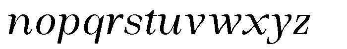 Auralic High Condensed Italic Font LOWERCASE
