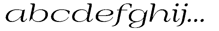 Auralic High Expanded Italic FONT