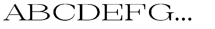 Auralic High Expanded Font UPPERCASE