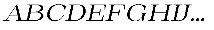 Auralic High Italic Font UPPERCASE