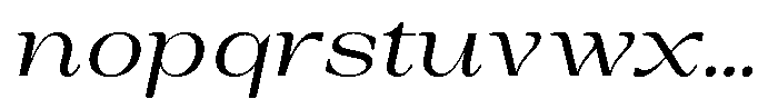Auralic High Italic Font LOWERCASE