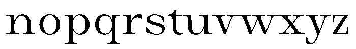 Auralic High Semi Condensed Font LOWERCASE