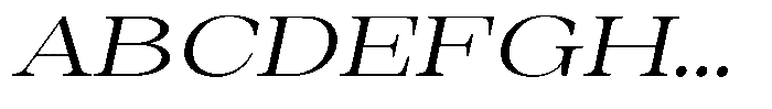 Auralic High Semi Expanded Italic Font UPPERCASE