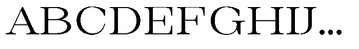Auralic High Font UPPERCASE