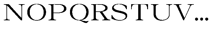 Auralic High Font UPPERCASE