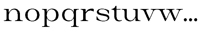 Auralic High Font LOWERCASE