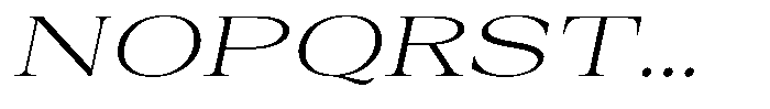 Auralic Light Expanded Italic Font UPPERCASE