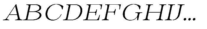 Auralic Light High Italic Font UPPERCASE