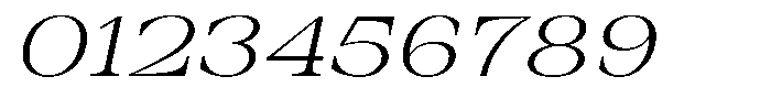 Auralic Light High Semi Expanded Italic Font OTHER CHARS