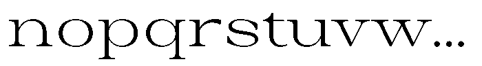 Auralic Light High Semi Font LOWERCASE