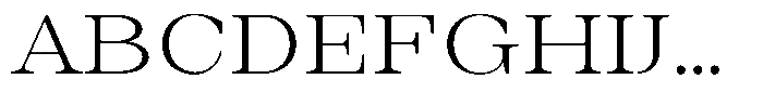 Auralic Light High Font UPPERCASE