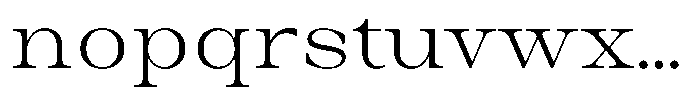 Auralic Light High Font LOWERCASE