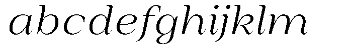 Auralic Light Semi Condensed Italic FONT