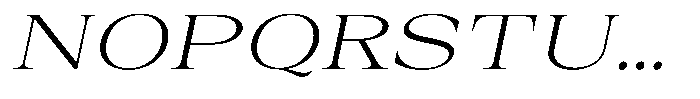 Auralic Light Semi Expanded Italic Font UPPERCASE