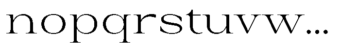 Auralic Light Semi Font LOWERCASE