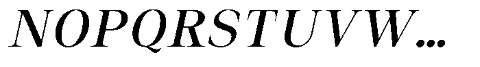 Auralic Medium Condensed Italic Font UPPERCASE