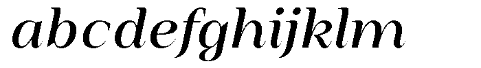 Auralic Medium Condensed Italic FONT