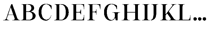 Auralic Medium Condensed Font UPPERCASE