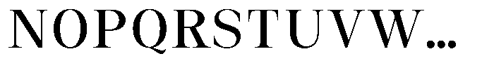 Auralic Medium Condensed Font UPPERCASE