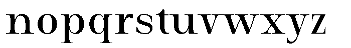 Auralic Medium Condensed Font LOWERCASE