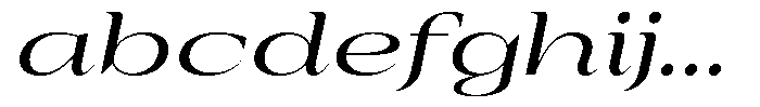 Auralic Medium Expanded Italic FONT