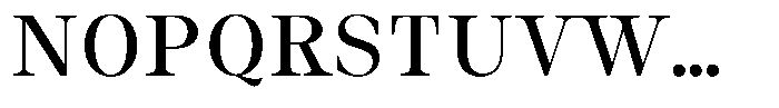 Auralic Medium High Condensed Font UPPERCASE