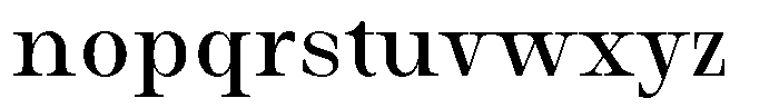 Auralic Medium High Condensed Font LOWERCASE