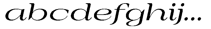 Auralic Medium High Expanded Italic FONT