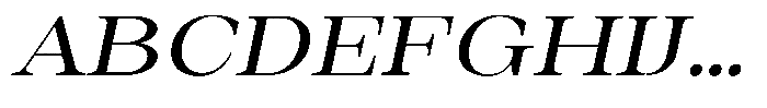 Auralic Medium High Italic Font UPPERCASE