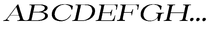 Auralic Medium High Sem Exp Italic Font UPPERCASE