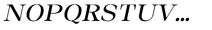 Auralic Medium High Semi Condensed Italic Font UPPERCASE