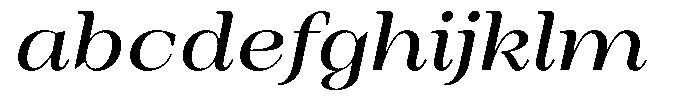 Auralic Medium High Semi Condensed Italic FONT