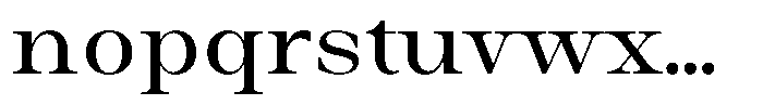 Auralic Medium High Semi Condensed Font LOWERCASE