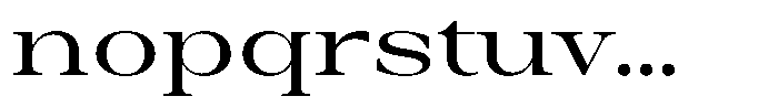 Auralic Medium High Semi Font LOWERCASE