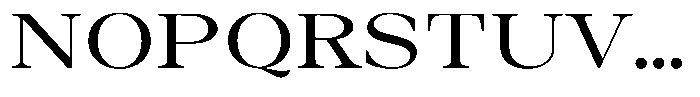 Auralic Medium High Font UPPERCASE