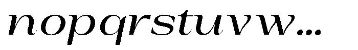 Auralic Medium Italic Font LOWERCASE