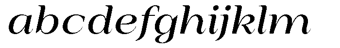 Auralic Medium Semi Condensed Italic FONT
