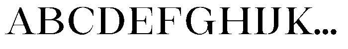 Auralic Medium Semi Condensed Font UPPERCASE