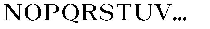 Auralic Medium Semi Condensed Font UPPERCASE