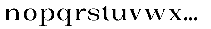 Auralic Medium Semi Condensed Font LOWERCASE