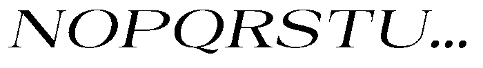 Auralic Medium Semi Expanded Italic Font UPPERCASE