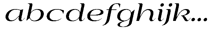 Auralic Medium Semi Expanded Italic FONT